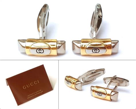 genuine gucci cufflinks.